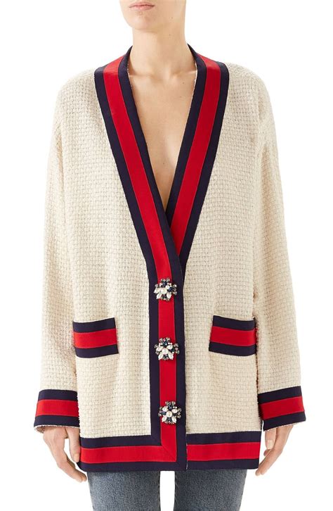 gucci inspired cardigan boohoo|Gucci cardigan.